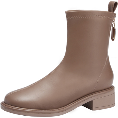 Faiccia/色非短筒切尔西靴