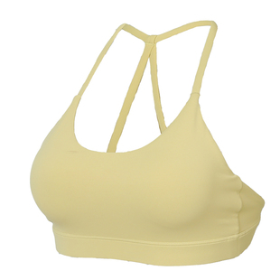 movingtime细肩带运动文胸女美背瑜伽内衣跑步防震健身普拉提背心