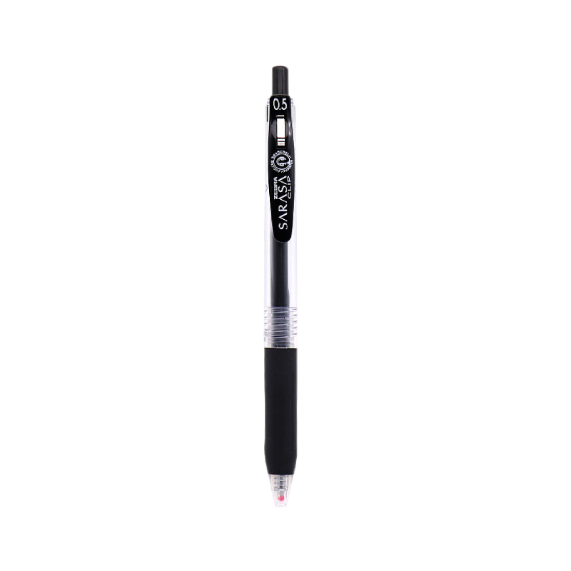 斑马牌/百乐按动中性笔考试水笔0.5mm黑色笔套装练字笔组合替芯