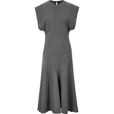 【折扣】Philosophy 女深灰色长款连衣裙