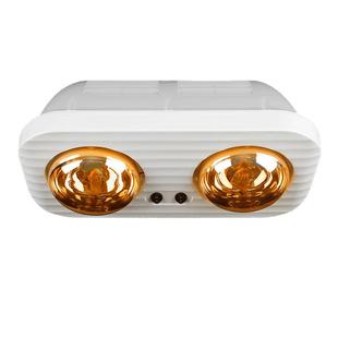 法西蒙 浴室壁挂式取暖器 家用免打孔灯泡浴霸挂墙 双灯取暖