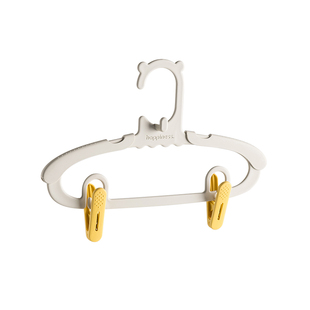 儿童衣架家用塑料衣挂防滑无痕叠挂衣架可调节带夹子宽肩衣服撑子