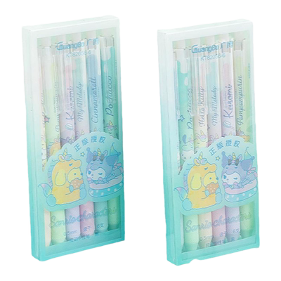 广博三丽鸥速干按动中性笔6支装