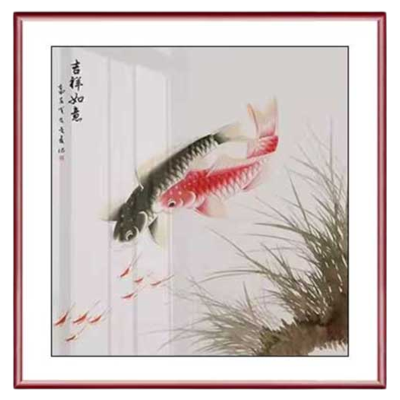 观源客厅玄关办公室新中式装饰画