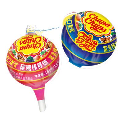 【侯明昊同款】珍宝珠超大180g棒棒糖水果味plus巨型儿童糖果零食