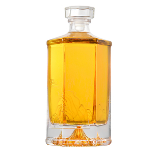 玻璃酒瓶一斤装高档原浆白酒空瓶子好看的送礼包装密封酒瓶子定制
