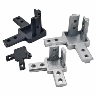 铝型材L型三维直角连接件 铸铝三维角件 角度固定座 20/3030/4040