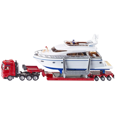 siku运输车游艇合金拖车可拆分