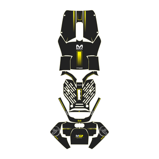 适用25款九号机械师MMAX 110MK2彩绘装甲贴纸防滑保护贴膜改装件