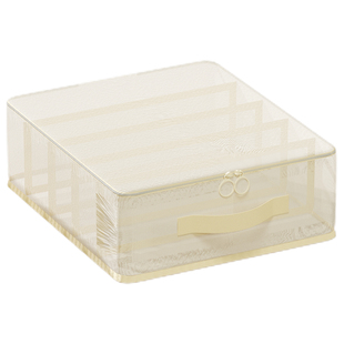 换季衣服收纳袋家用顶柜衣柜抽屉整理袋四件套透明网纱储物包神器