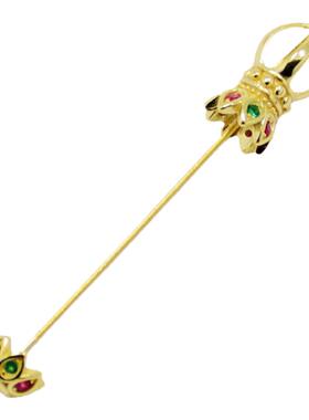 祈禧男女S925纯银镶嵌吊坠空托