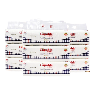 卡比布抽纸3包家用实惠装大包餐巾纸巾卫生纸擦手