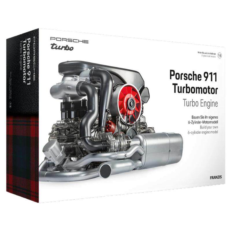 FRANZIS PORSCHE保时捷911涡轮发动机模型成人拼装模型玩具