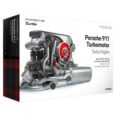 FRANZIS PORSCHE保时捷911涡轮发动机模型成人拼装模型玩具