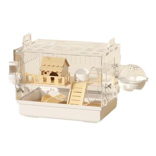 仓鼠笼子便宜大的亚克力透明饲养笼豪华大别墅防啃咬防越狱易清理