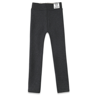 女童打底裤加绒加厚冬季外穿2022新款羊羔绒裤子儿童一条过冬棉裤