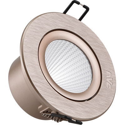 雷士照明led香槟金天花灯