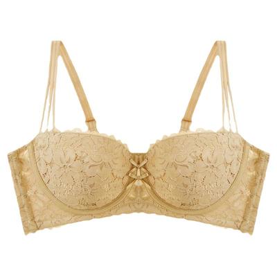 丝古今半杯1/2杯透气吸汗软钢圈