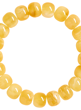 【100%官方正品】天然蜜蜡桶珠