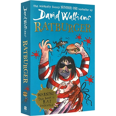 Ratburger 英文原版 大卫·少年幽默小说系列：少女驯兽师和她的霹雳鼠 罗尔德达尔继承人David Walliams进口英语书籍儿童图书