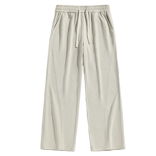 班尼路裤子男款秋冬加绒直筒休闲裤男士宽松男生卫裤运动裤男潮A