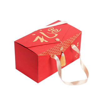 2026新年礼盒空盒国风高端定制中式糕点伴手礼年货点心坚果包装盒