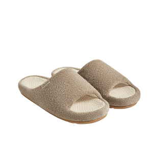 朴西木悦厚底亚麻拖鞋男士2026春新款防滑软底居家室内四季拖鞋女