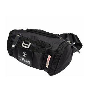 TOUGH潮牌男士腰包户外运动旅行手机包时尚斜背包尼龙布男胸包邮