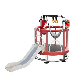 灵智速儿童蹦蹦床室内小型家用弹跳床蹭蹭床跳跳床带护网小孩蹦床