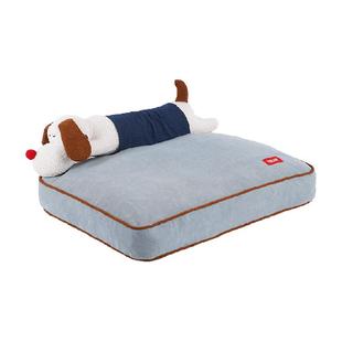 zeze牛仔宠物床猫窝狗窝夏季凉爽可拆洗猫床中小型犬四季通用沙发