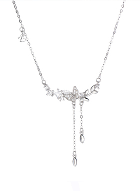 花间幸运纯银项链女轻奢不掉色