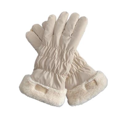 手套冬季女士保暖韩版可爱