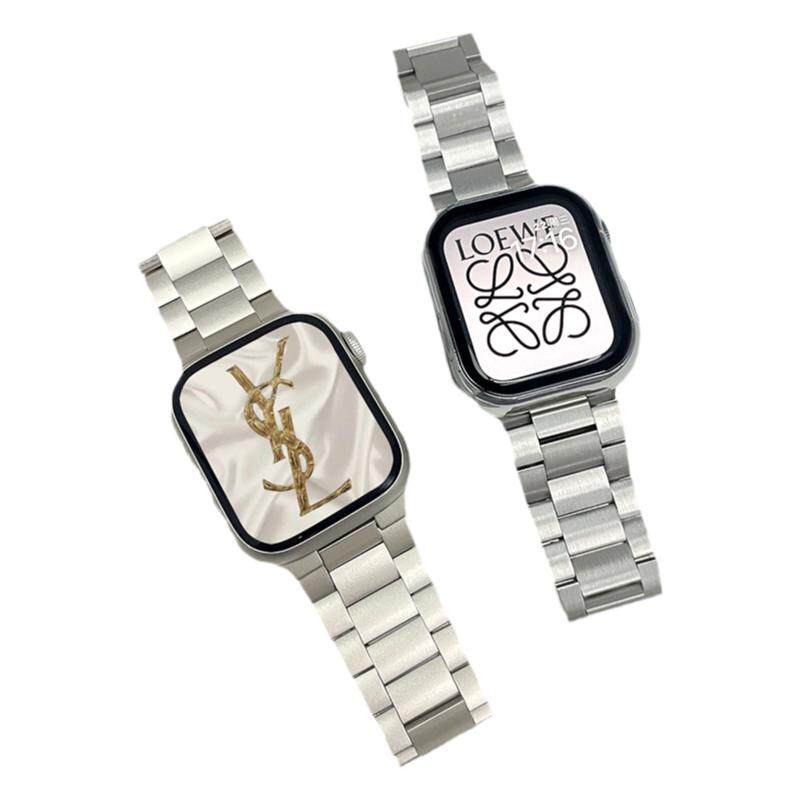 适用iwatch轻薄款金属钢表带