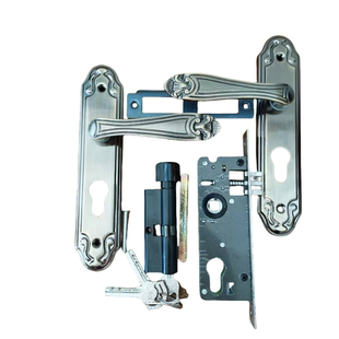 5030铝合金门锁卧室平开门卧室执手室内家用锁具配件全套通用型