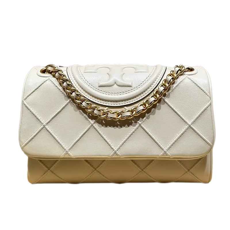 ToryBurch小号斜挎羊皮菱格包