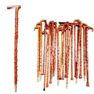 贵州檬子木手杖文明杖实木红木根雕老人拐杖天然登山杖把件防身棍