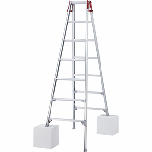 日本长谷川Hasegawa铝合金梯子工程家用伸缩人字升降七步加厚RYZ