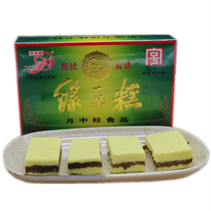 云南特产昭通月中桂绿豆糕500g传统休闲零食糕点黑芝麻糕小吃茶点