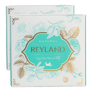 REYLAND露兰迪清新橄榄皂100G*2块 温和洁面保湿滋润深层清洁洗面