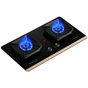 森太T98节能定时燃气灶猛火天然气双灶家用不锈钢灶以旧换新补贴