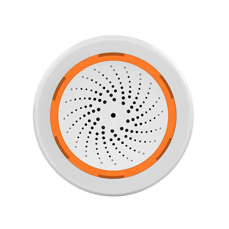 智能涂鸦声光报警器zigbee/wifi手机远程控制安防设备联动警报器