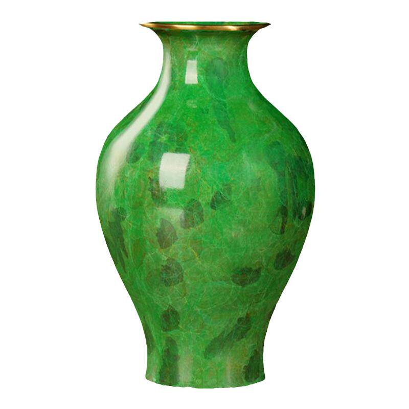 中式纯黄铜花瓶佛前佛桌鲜花插花瓶上供花瓶观音玉净瓶客厅装饰品