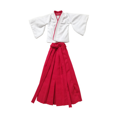 112兵人衣服娃衣6寸机娘窝之壳romankey女素体巫女服可动人偶布衣