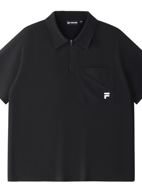 FILAFUSION斐乐男polo衫短袖