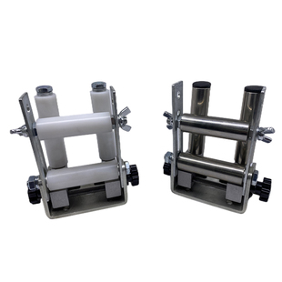 井字型过线架光杆排线器配件导线架三架井字轮滚筒20可调式过丝器