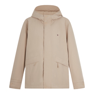 【可打包】Tommy秋冬男装美式复古休闲轻薄便携连帽棉服夹克外套