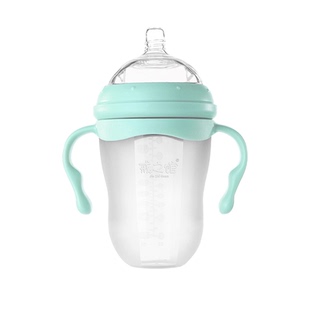 戒之馆婴儿硅胶奶瓶240ml*颜色随机