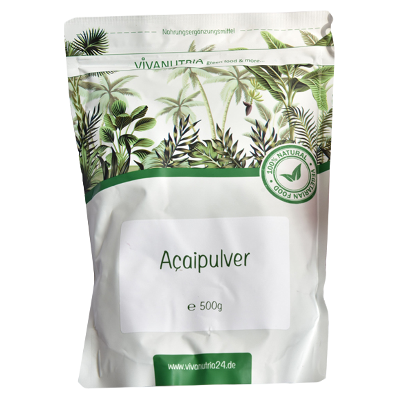 德国阿萨伊果粉冻干巴西莓粉acai清自由基含原花青素燃-脂500g