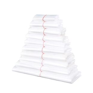 塑料袋加厚白色食品袋商用透明袋子小手提外卖打包袋方便袋购物袋