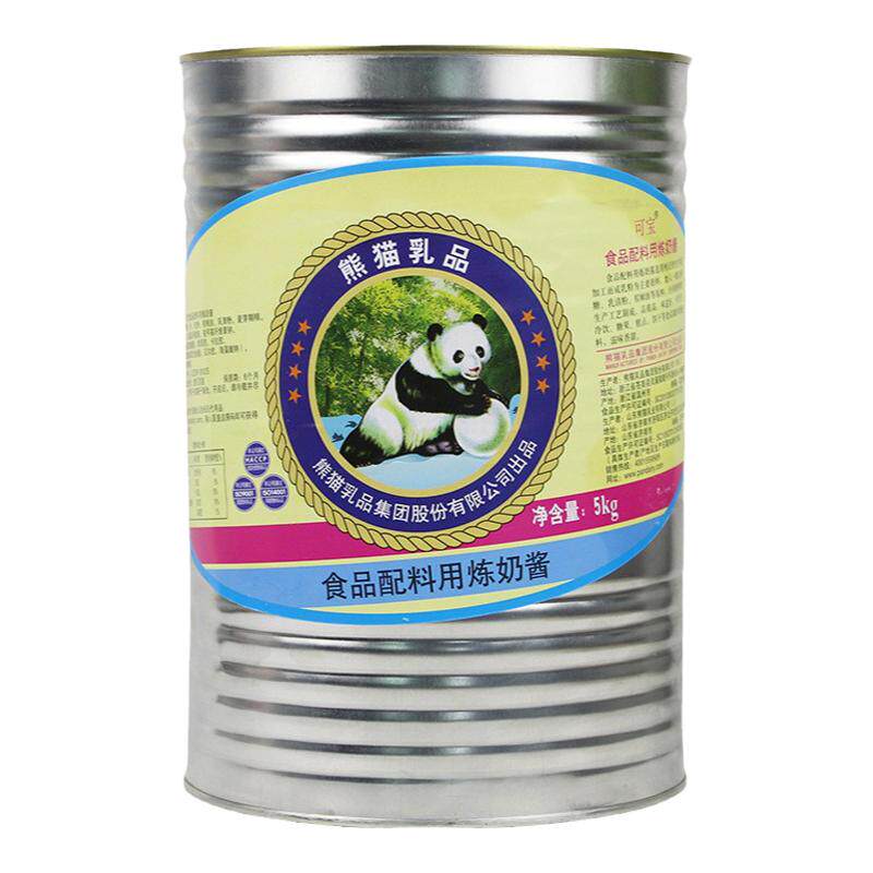 熊猫牌炼乳大桶5KG练奶练乳
